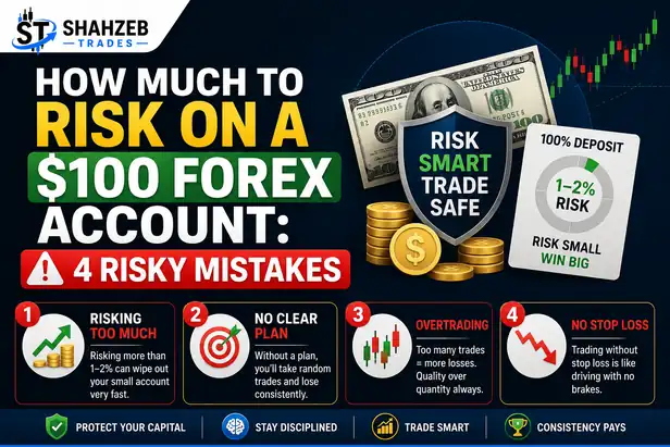 how much to risk on a $100 forex account
