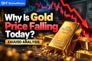 Why Is Gold Price Falling Today? XAUUSD gold chart showing a sharp intraday decline