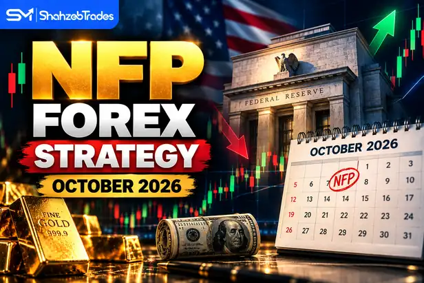 NFP forex strategy for October 2026 showing EURUSD, USDJPY and payroll volatility